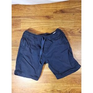 Sundek Size M 100% Cotton Navy Blue Pull On‎ Shorts Drawstring